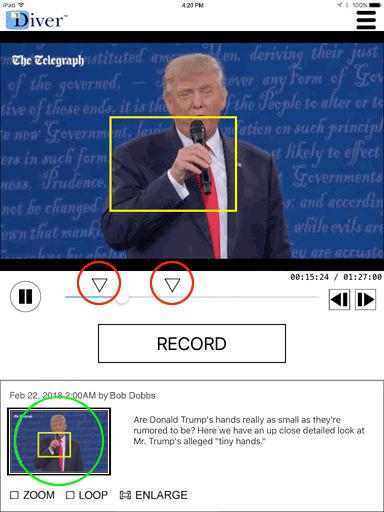 dive-playback